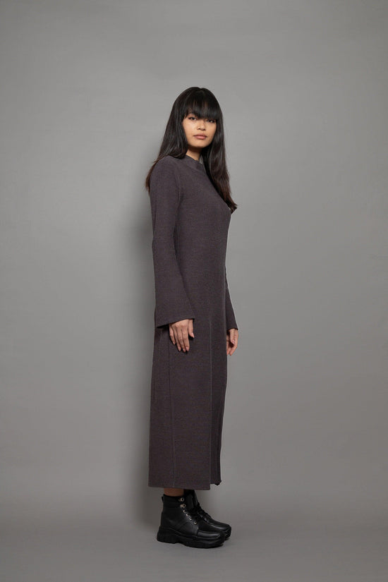 Reverse French Terry Long Dress